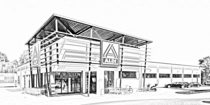 ALDI – Markt . Bielefeld Brake