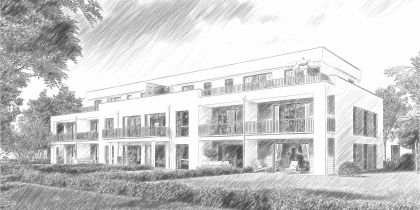 Neubau eines 12-Familienhauses in Bielefeld-Heepen